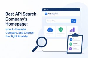 Best API Search Company’s Homepage: How to Evaluate, Compare, and Choose the Right Provider
