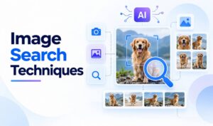 Image search techniques using AI and visual search tools