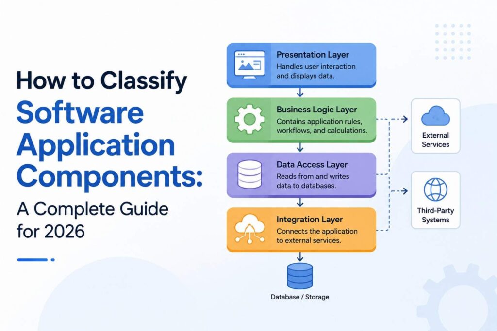 Classify Software Application Components