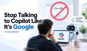Stop talking to Copilot like it's Google and learn how to use better AI prompts for deeper, more useful answers.