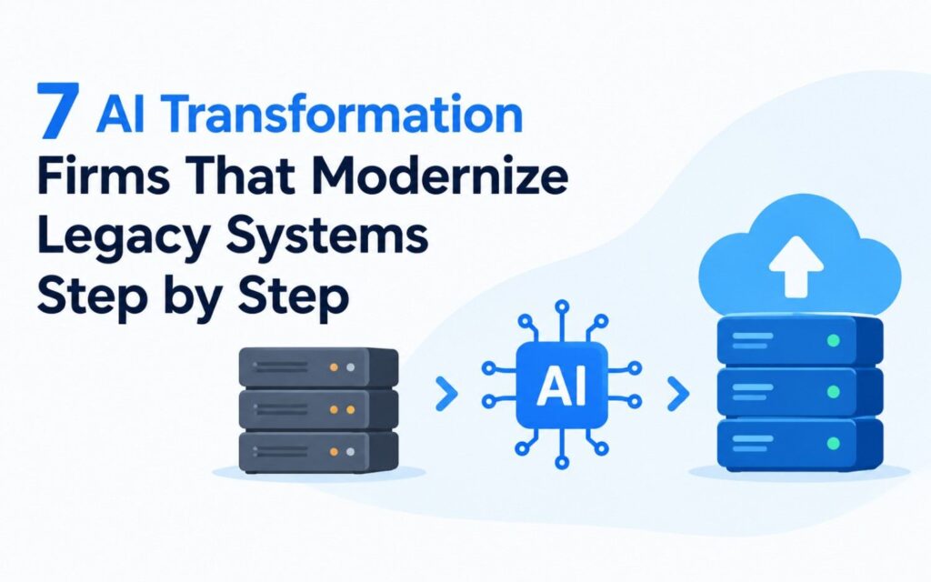 AI transformation modernizing legacy servers into AI-powered cloud infrastructure.