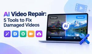 AI video repair tools for fixing damaged and corrupted videos