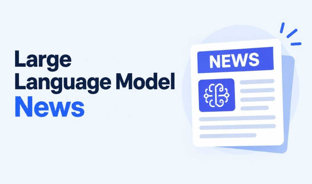 Large Language Model News – AI and LLM news illustration