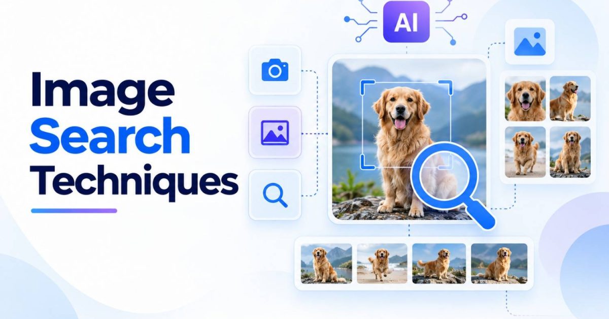 Image search techniques using AI and visual search tools