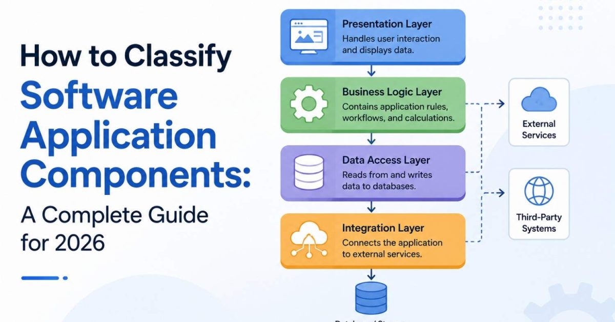 Classify Software Application Components